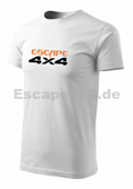 Herren T-Shirt in weiss - Escape4x4 - Design 1